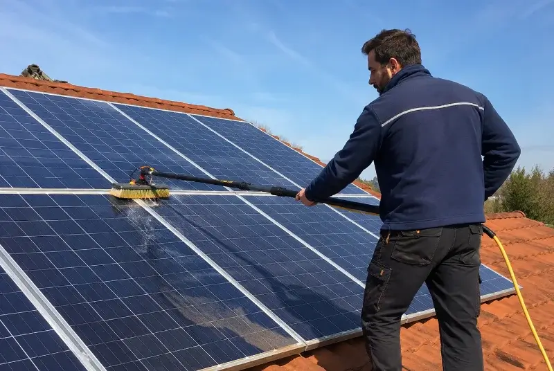 Nettoyage et entretien de panneaux solaires à Octon